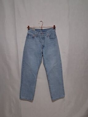 Levi's 501 Premium Vintage-Style Jeans Big E Red Tab USA Made Straight Leg Sz 27
